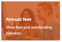 An image of the Annual fees tile